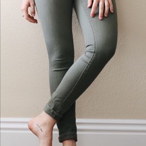 Olive green pants